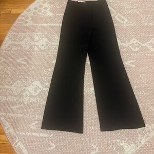Diane Von Furstenberg Elegant Black Wide Leg Trousers
